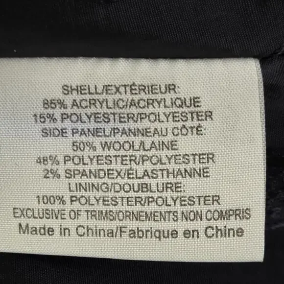 Tory Burch Womens Drew Glazed Navy Blue Tweed Pencil Skirt SZ 8 Professional - Picture 9 of 10